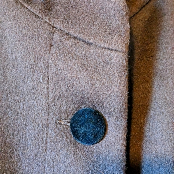 Forecaster of Boston Vintage Brown Overcoat Size 16 - Picture 6 of 14